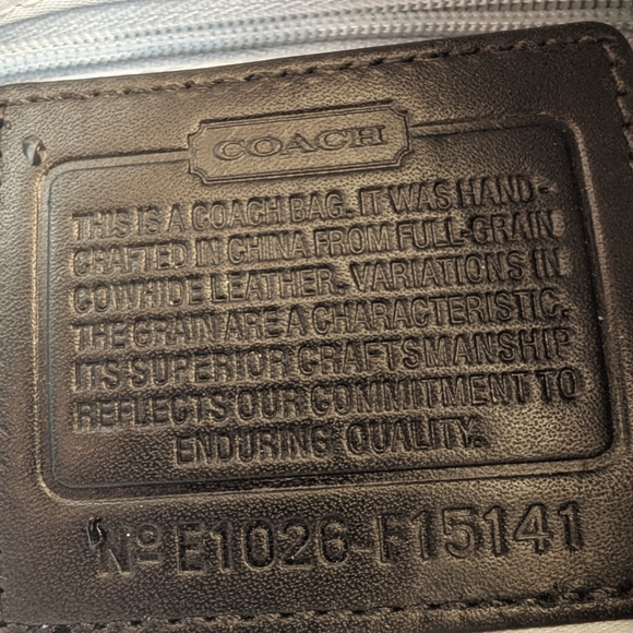 Coach Black Leather Shoulder Bag - Picture 3 of 9